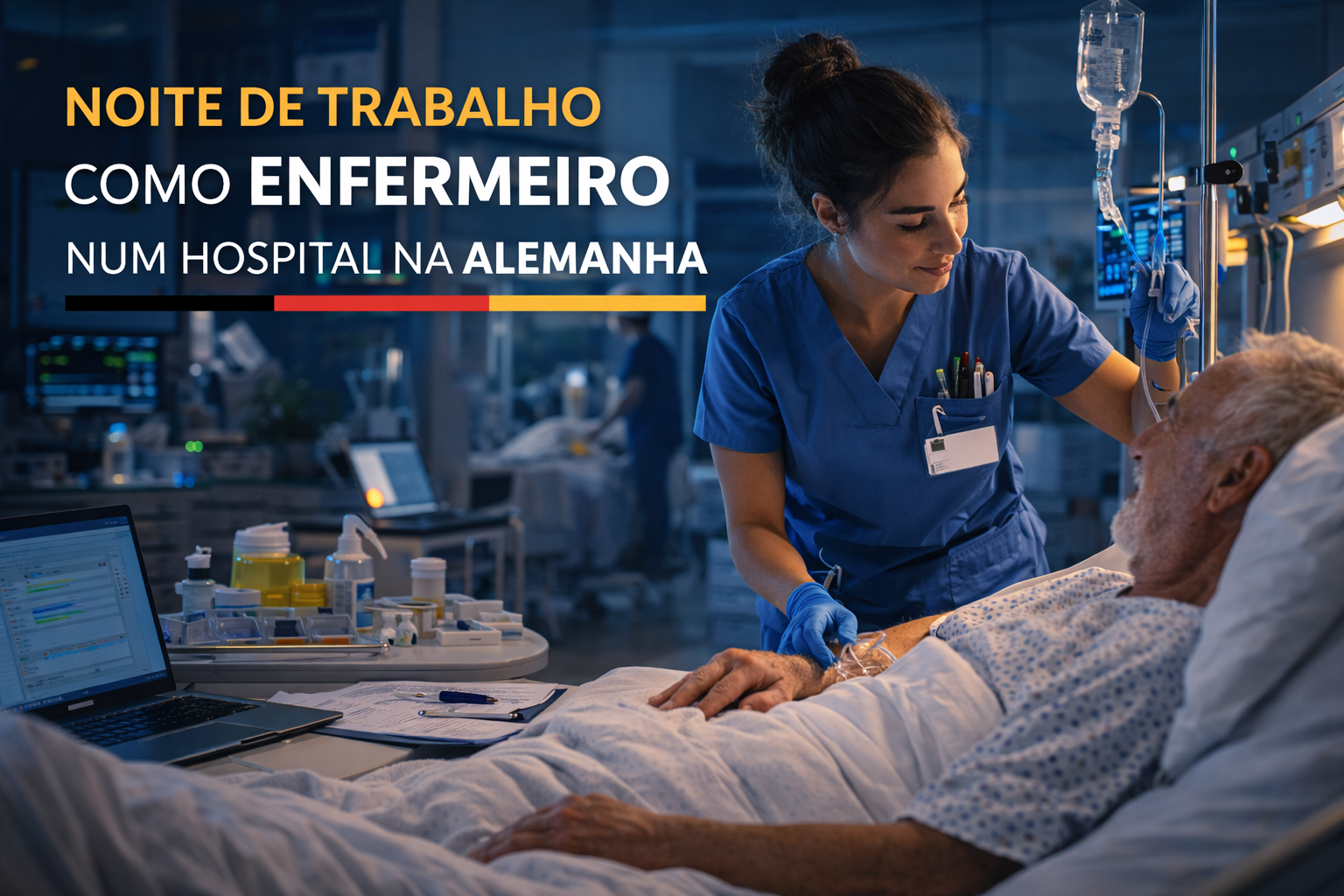 Guia completo: Turno da noite de um enfermeiro na Alemanha: rotina, tarefas e desafios no hospital em 2026