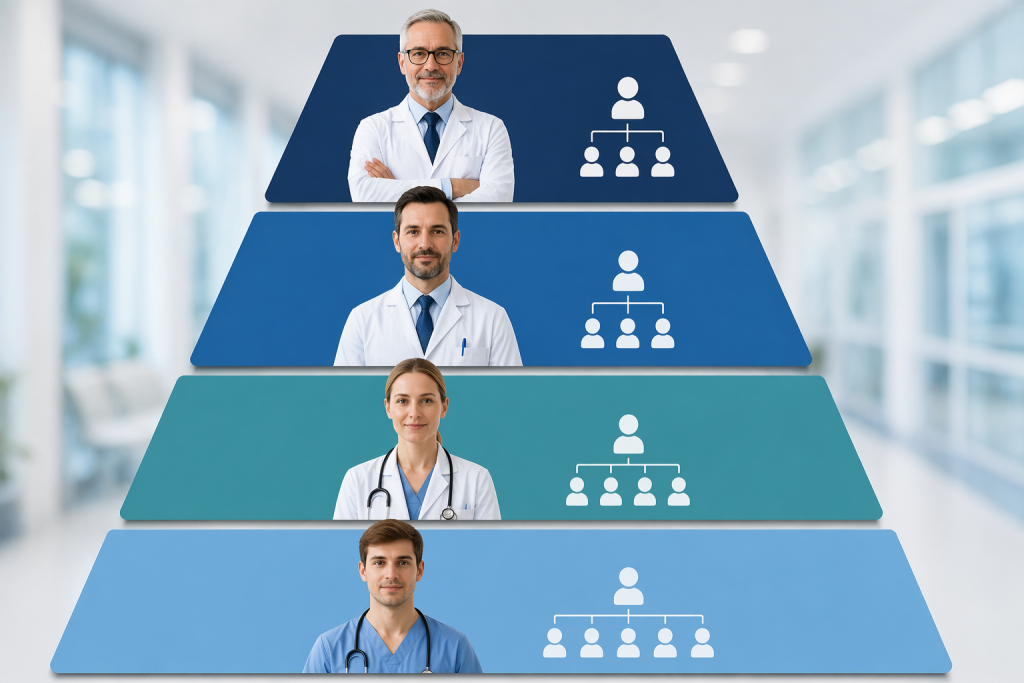 hierarquia nos hospitais alemães