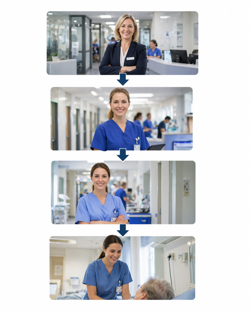 hierarquia nos hospitais alemães